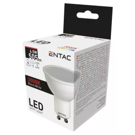   Entac LED izzó Spot Wide Angle GU10 6,5W WW 3000K 5999097900407