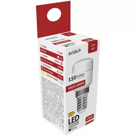 Avide LED izzó 1.3W T26 WW 3000K 5999097945927