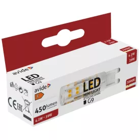 Avide LED izzó 4.2W G9 WW 3000K fekvő 5999097949086