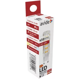 Avide LED izzó 4.2W G9 WW 3000K 5999097943763