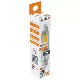 Avide LED izzó 5W R7S 18x78mm NW 4000K Dimm. 5999097960968