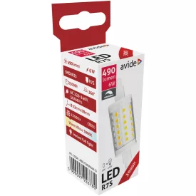   Avide LED izzó 6W R7S 23x78mm WW 3000K Fényerőszabályzós 5999097926780