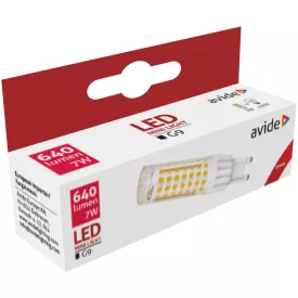 Avide LED izzó 7W G9 WW 3000K fekvő 5999097916026