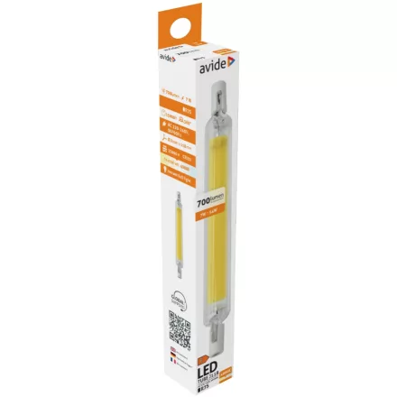 Avide LED izzó 7W R7S 8x118mm NW 4000K 5999097960944