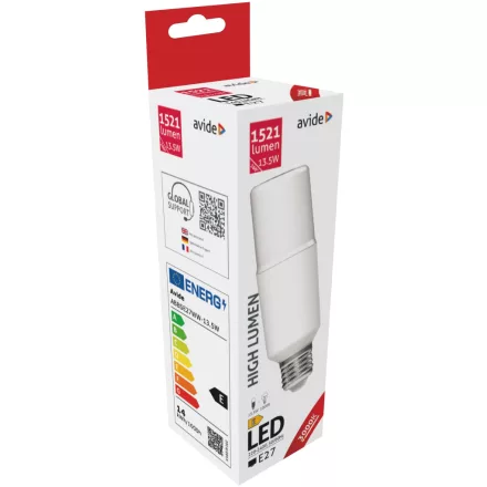 Avide LED izzó Bright Stick izzó T45 13.5W E27 WW 3000K 5999097932941