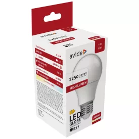 Avide LED izzó Globe A60 11W E27 WW 3000K 5999097950327