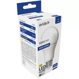 Avide LED izzó Globe A60 13W E27 CW 6400K 5999097930947