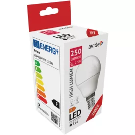   Avide LED izzó Globe Mini G45 2.5W E14 WW 3000K 5999097931401