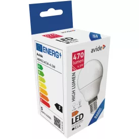   Avide LED izzó Globe Mini G45 4.5W E14 CW 6400K 5999097931487