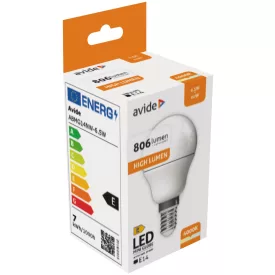   Avide LED izzó Globe Mini G45 6.5W E14 NW 4000K 5999097931609