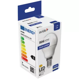   Avide LED izzó Globe Mini G45 6.5W E14 CW 6400K 5999097931562