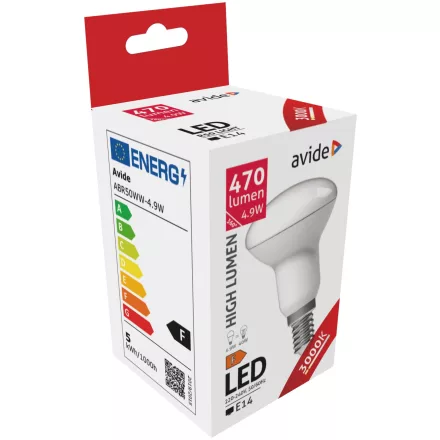 Avide LED izzó R50 4.9W E14 WW 3000K 5999097933061