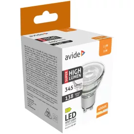   Avide LED izzó Spot Alu+plastic 2.5W GU10 NW 4000K Super High Lumen 5999097938783
