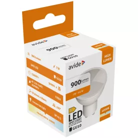  Avide LED izzó Spot Alu+plastic 7W GU10 NW 4000K 900lm 5999097960746