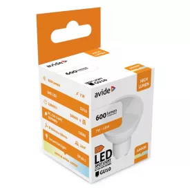  Avide LED izzó Spot Alu+plastic 7W GU10 NW 4000K 5999562288689