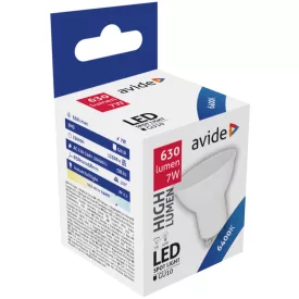   Avide LED izzó Spot Alu+plastic 7W GU10 CW 6400K 5999562288702