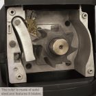 Scheppach GS 60 Elektromos ágaprító, átlátszó gyűjtőedénnyel 2800W