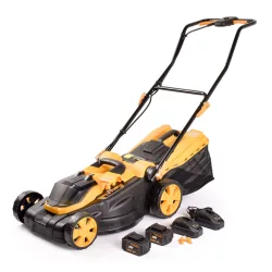 Riwall PRO RALM 3820 SET Akkus fűnyíró 2x20V 4,0Ah, 38cm