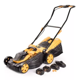Riwall PRO RALM 3820 SET Akkus fűnyíró 2x20V 4,0Ah, 38cm