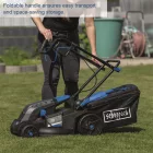 Scheppach BC-MP380-X Akkus fűnyíró indukciós motorral, IXES 2x20V akku és töltő nélkül, 38cm