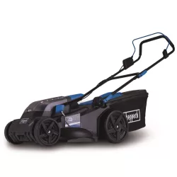   Scheppach BC-MP430-X Akkus fűnyíró indukciós motorral, IXES 2x20V akku és töltő nélkül, 43cm