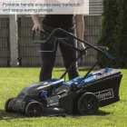 Scheppach BC-MP430-X Akkus fűnyíró indukciós motorral, IXES 2x20V akku és töltő nélkül, 43cm