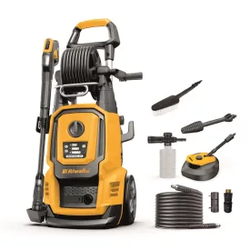   Riwall PRO REPW 180 RC SET Magasnyomású mosó távvezérléssel, 2400W