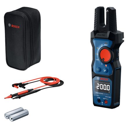 Bosch GFM1000-15 Árammérő lakatfogó (feszültségkereső) +MS90 tartozékkal, 0601077400