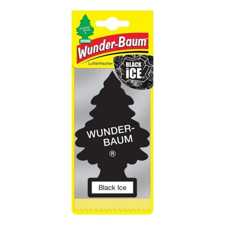 Wunderbaum, LT Black Ice illatosító (fenyőfa) 3db WB 8200
