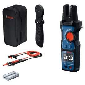   Bosch GFM1000-15 Árammérő lakatfogó (feszültségkereső) +MH1 és MS90 tartozékokkal, 0601077401