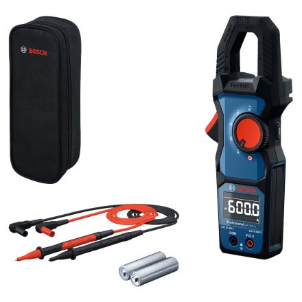 Bosch GMC600-15 Lakatmérős feszülségkereső (multiméter) +MS90 tartozékkal, 0601077600