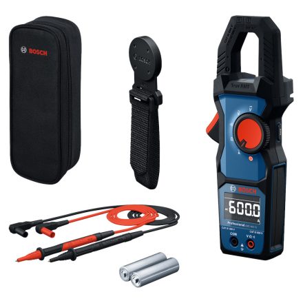 Bosch GMC600-15 Lakatmérős feszülségkereső (multiméter) +MH1 és MS90 tartozékokkal, 0601077601