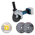 Bosch GWS18V-180P Akkus sarokcsiszoló BITURBO 180mm 18V akku és töltő nélkül, karton 06019H6L01
