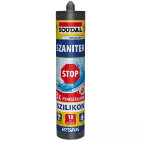   Soudal Szaniter szilikon STOP (penészálló), átlátszó 280ml 172541