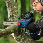Bosch GKE18V-20 Akkus ágvágó/láncfűrész (blue) 18V akku és töltő nélkül, 06008D7100