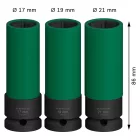 Bosch 2608003033 PRO dugókulcs 1/2" Ex. hosszú, 3 részes