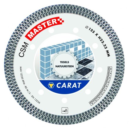 Hikoki CARAT CSMM115300 gyémánt vágótárcsa csempe és természetes kő vágásához 115x22,2mm