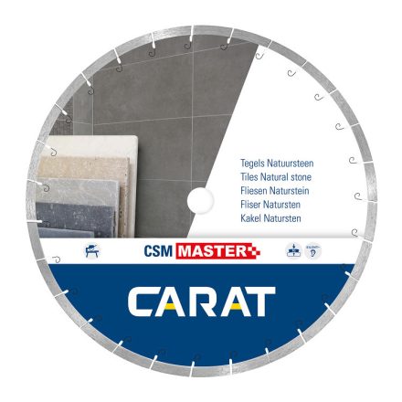 Hikoki Carat CSMM350400 gyémánt vágótárcsa csempe és természetes kő vágásához 350x25,4mm