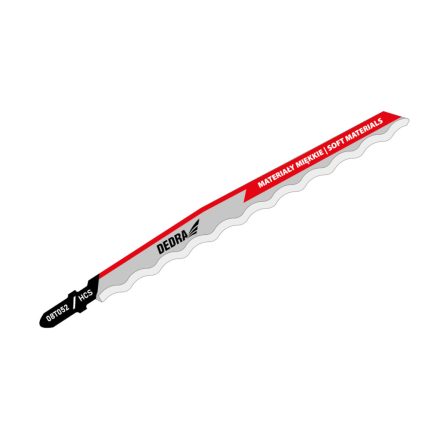 Dedra 08T052 Dekopírfűrészlap GUMI/KARTON/műanyag 150/125mm /2db