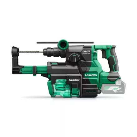 HIKOKI  DH3628DCW3Z Akkus fúrókalapács +porelszívóval, SDS-plus, 3,2J, 36V akku és töltő nélkül, KOFFER
