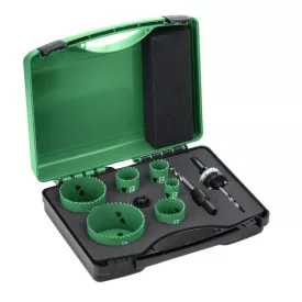   Hikoki  4101075 Lyukfűrész (körkivágó) készlet HSS BI-metál 9részes  22-82mm