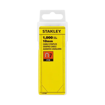 Stanley  1-CT106T 10mm-es ˝7˝ Kábeltűző kapocs 1000 db