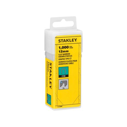 Stanley  1-CT308T 12mm-es ˝H˝ Kábeltűző kapocs 1000 db