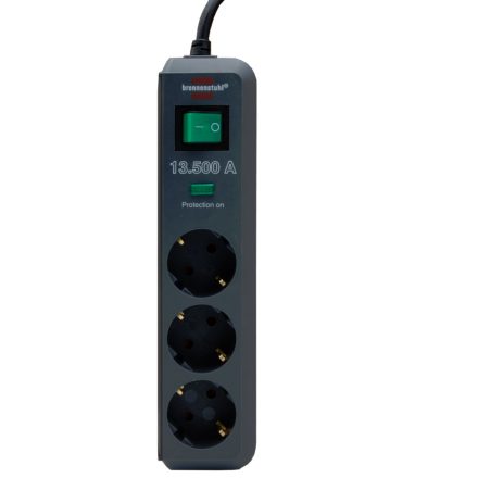 Brennenstuhl 1158820315 Eco-Line 3-szoros konnektor túlfeszültségvédelemmel