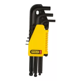   Stanley 0-69-256 Imbuszkulcs készlet 1,5-10mm 9részes gömbvégű