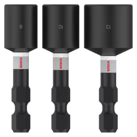   Bosch 2608521U64 PRO Impact mágneses dugókulcs 3 db-os  8/10/13 50mm