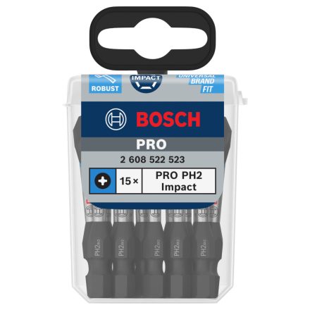 Bosch 2608522523 PH2 Impact Control bit TicTac dobozban 55mm (15 db)