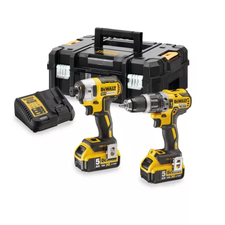 DeWalt  DCK266P2T-QW Akkus Combopack (DCD796+DCF887) 18V 2x5,0Ah koffer