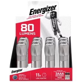   Energizer Elemlámpa Compact Metal +3xAAA elemmel  ECMME12/7638900436174