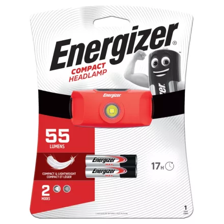Energizer Fejlámpa Compact 1LED +2xAAA elemmel  E2LEDH/7638900368062